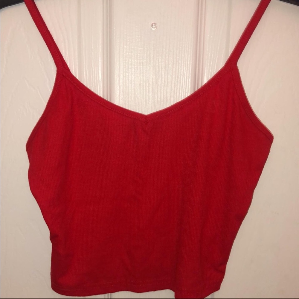 Red Crop Top